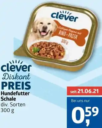 Hundefutter Schale 300g