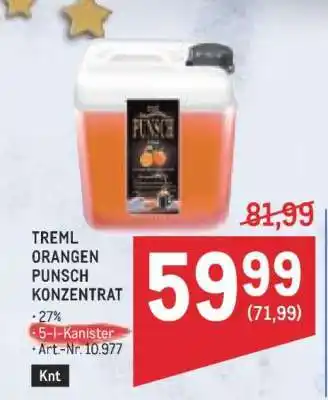 TREML ORANGEN PUNSCH KONZENTRAT