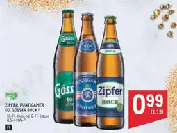 Metro ZIPFER, PUNTIGAMER OD. GÖSSER BOCK Angebot