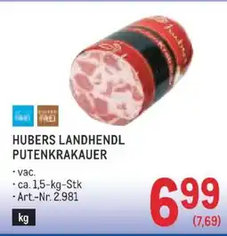Metro HUBERS LANDHENDL PUTENKRAKAUER Angebot