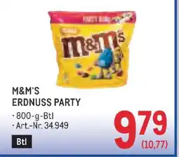Metro M&M'S ERDNUSS PARTY Angebot