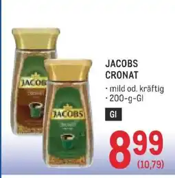 Metro Jacobs Cronat Angebot