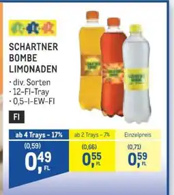 Metro Schartner Bombe Limonaden Angebot