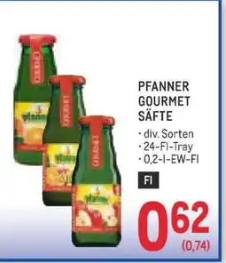 Metro PFANNER GOURMET SÄFTE Angebot