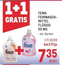 Metro FEWA FEINWASCHMITTEL FLÜSSIG 55 WG Angebot