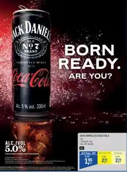 Metro JACK DANIELS & COCA COLA Angebot