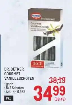 Metro DR. OETKER GOURMET VANILLESCHOTEN Angebot