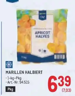 Metro MARILLEN HALBIERT Angebot