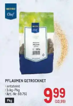 Metro PFLAUMEN GETROCKNET Angebot