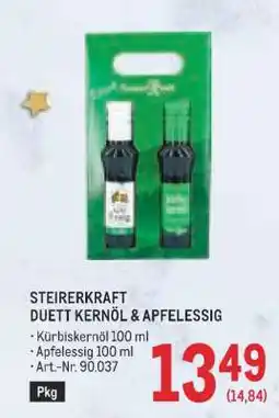 Metro STEIRERKRAFT DUETT KERNÖL & APFELESSIG Angebot