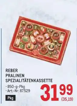 Metro REBER PRALINEN SPEZIALITÄTENKASSETTE Angebot