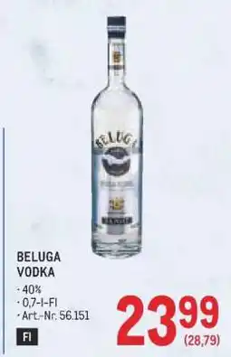 Metro Beluga Vodka Angebot