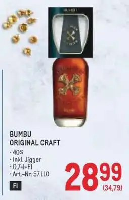 Metro BUMBU Angebot