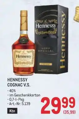Metro Hennessy Cognac V.S Angebot