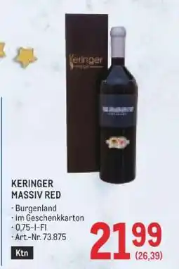 Metro Keringer Massiv Red Angebot