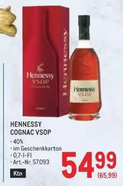 Metro HENNESSY COGNAC VSOP Angebot