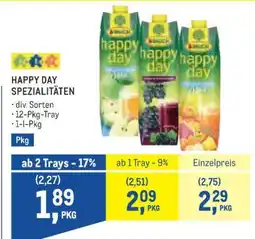 Metro Happy Day Spezialitäten Angebot