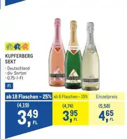 Metro Kupferberg Sekt Angebot