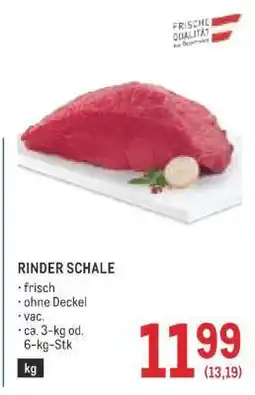 Metro Rinder Schale Angebot