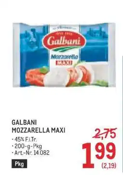Metro Galbani Mozzarella Maxi Angebot