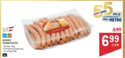 Metro BERGER FRANKFURTER Angebot