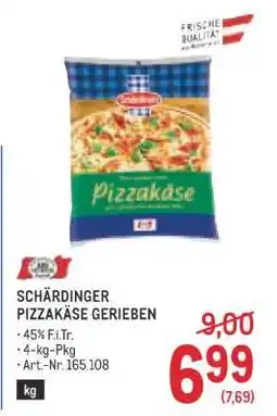 Metro Schärdinger Pizzakäse gerieben Angebot