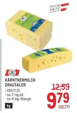 Metro Kärntnermilch Drautaler Angebot