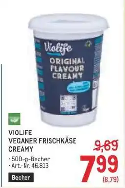 Metro VIOLIFE VEGANER FRISCHKÄSE CREAMY Angebot