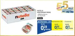 Metro Nutella Angebot
