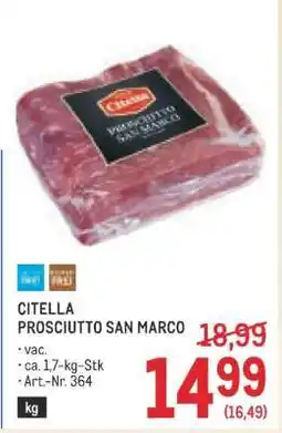 Metro Citella Prosciutto San Marco Angebot