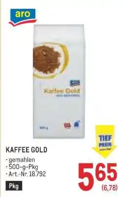 Metro Kaffee Gold Angebot