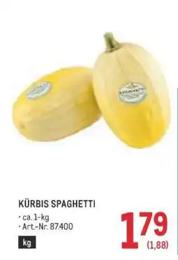Metro KÜRBIS SPAGHETTI Angebot