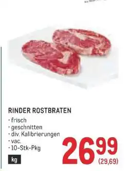 Metro Rinder Rostbraten Angebot
