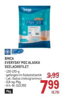 Metro BINCA EVERYDAY MSC ALASKA SEELACHSFILET Angebot