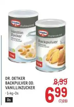 Metro DR. OETKER BACKPULVER OD. VANILLINZUCKER Angebot