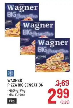 Metro WAGNER PIZZA BIG SENSATION Angebot