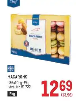 Metro Macarons Angebot