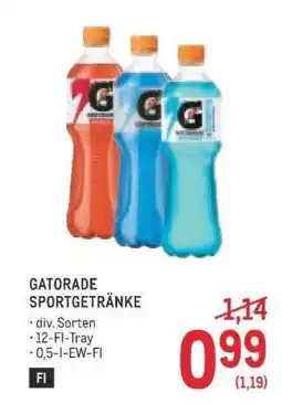 Metro Gatorade Sportgetränke Angebot