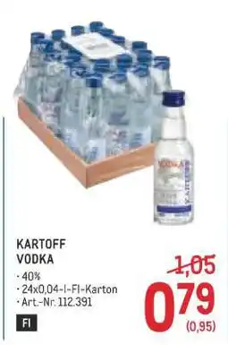 Metro Kartoff Vodka Angebot