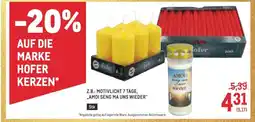 Metro hofer KERZEN Angebot
