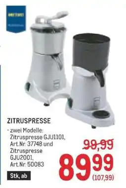 Metro Zitruspresse Angebot