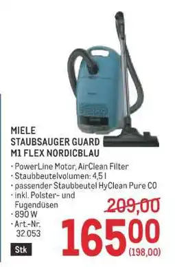 Metro MIELE STAUBSAUGER GUARD M1 FLEX NORDICBLAU Angebot