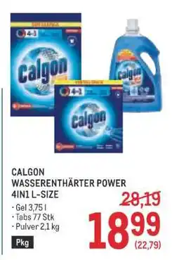Metro CALGON WASSERENTHÄRTER POWER 4IN1 L-SIZE Angebot