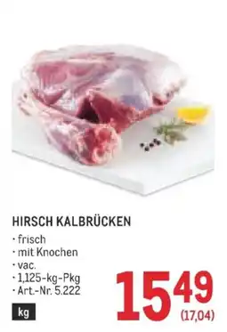 Metro Hirsch Kalbrücken Angebot