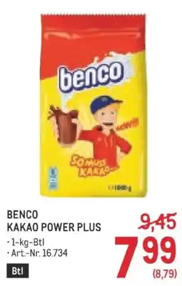 Metro Benco Kakao Power Plus Angebot
