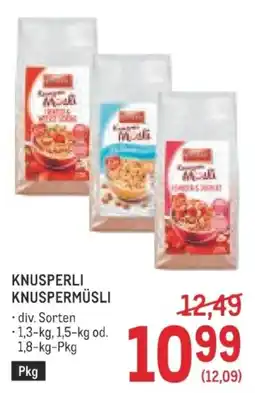 Metro Knusperli Knuspermüsli Angebot