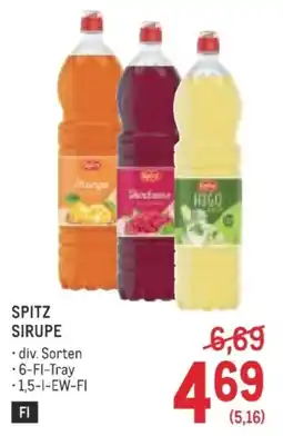 Metro Spitz Sirupe Angebot