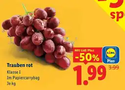 Lidl Trauben rot Angebot