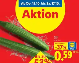 Lidl Gurke Klasse I Angebot
