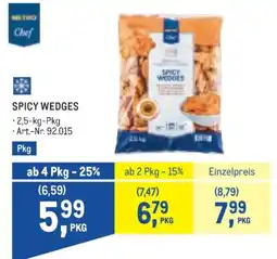 Metro Metro Chef Spicy Wedges Angebot